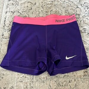 Nike Pro Running Shorts, Size L